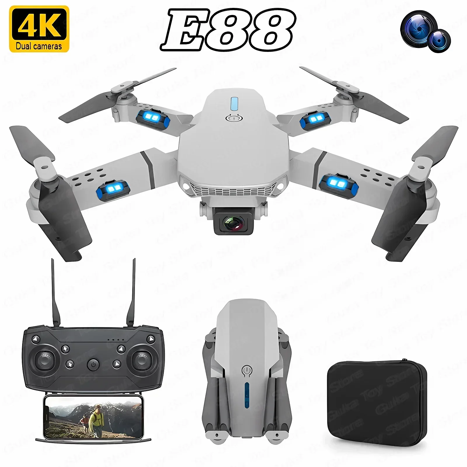Drone Camera Mount - E88 Pro WIFI FPV Drone gran