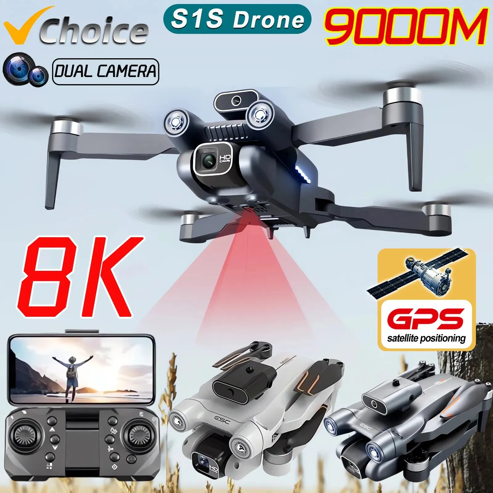 Dron con Motor sin escobillas  - Drone Camera Mount reseña y precio