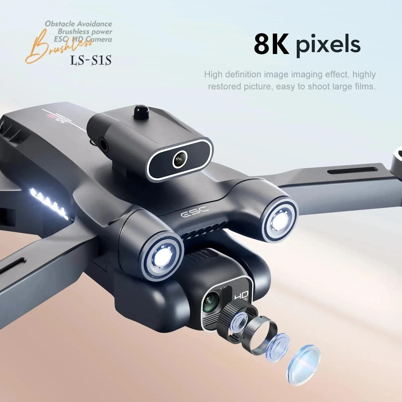 Dron con Motor sin escobillas  - Drone Camera Mount reseña y precio