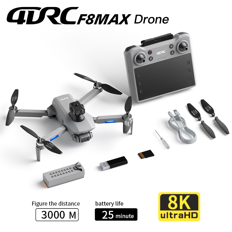 Dron F8 MAX GPS profesional co - Drone Camera Mount reseña y precio